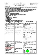 Giáo án Đại số Lớp 8 - Tiết 49 Giải bài toán bằng cách lập phương trình - Năm học 2019-2020